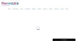 Desktop Screenshot of pharmed-uk.com